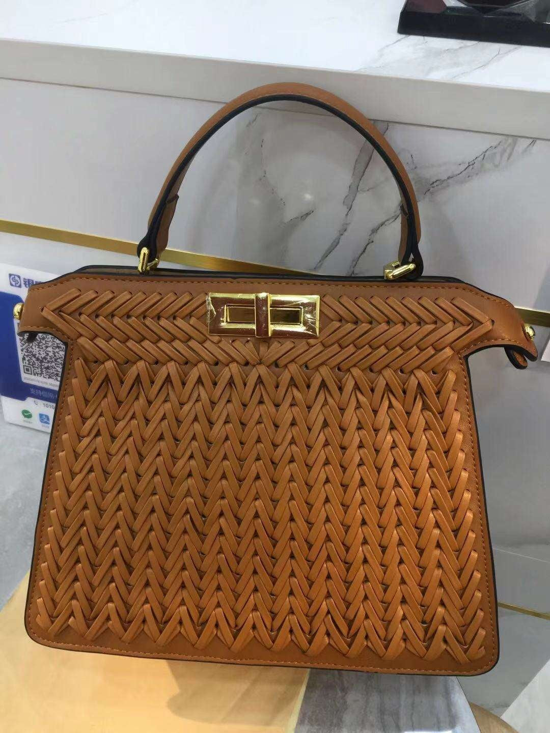 New Women's Woven Long Double Fashion Handbags