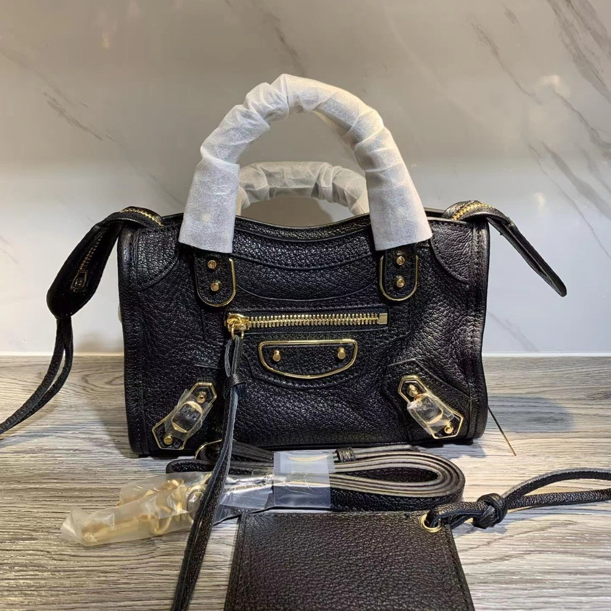 Women's Woman Elegant Motorcycle Goat Leather Vintage Crossbody Bags