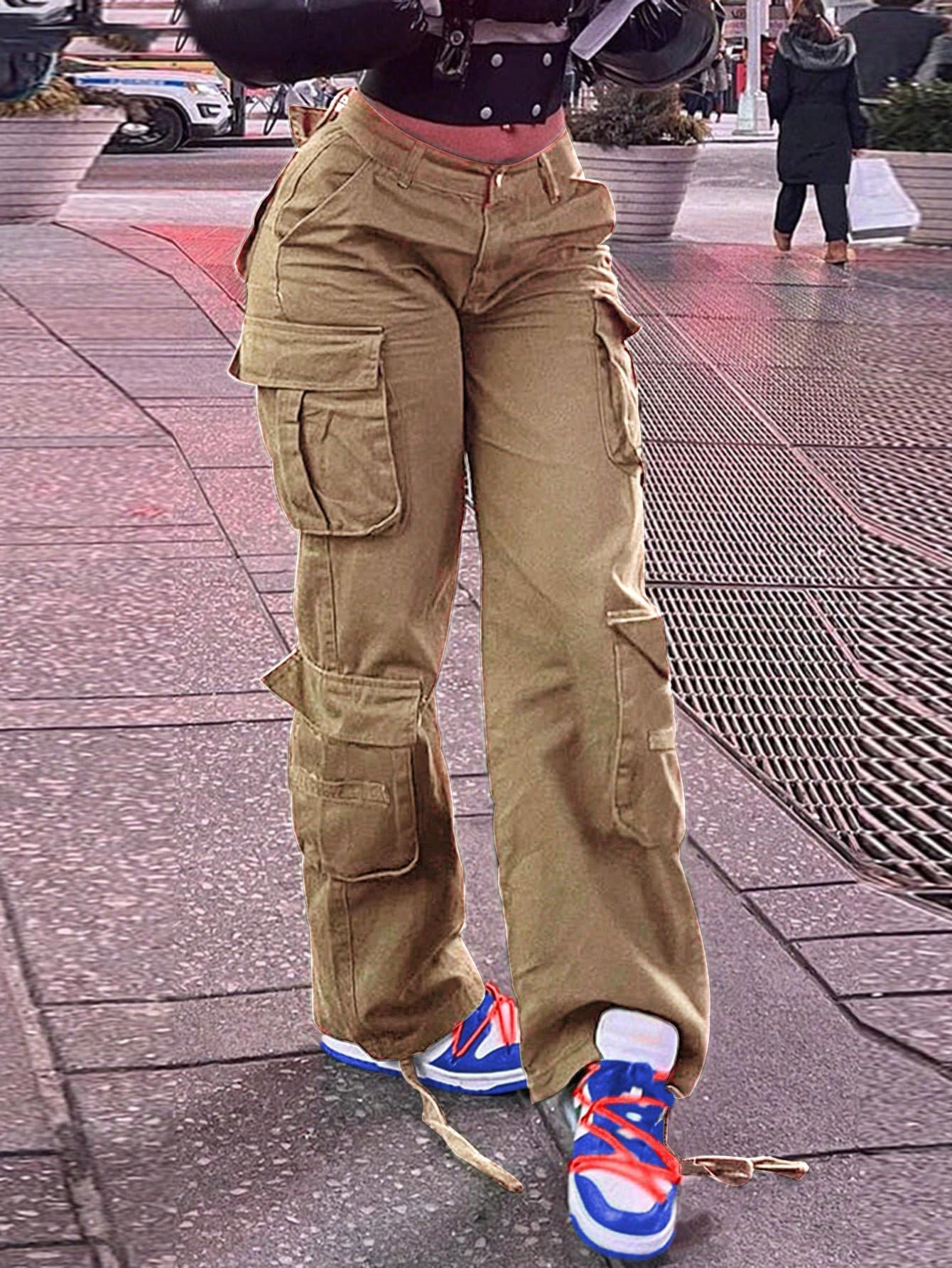 Women's Casual Working American Retro Tactical Pants