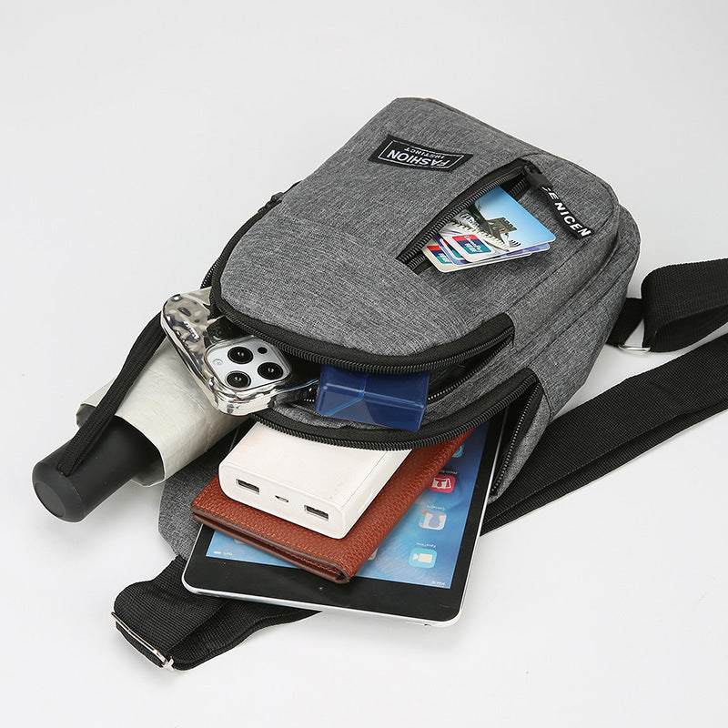 Men's Attractive Fashion Beautiful Oxford Cloth Men's Chest Bags