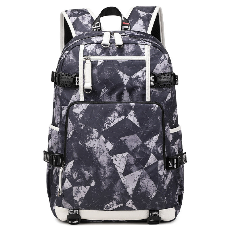 Male Junior High Large Capacity Fashion Middle School Students' Schoolbags