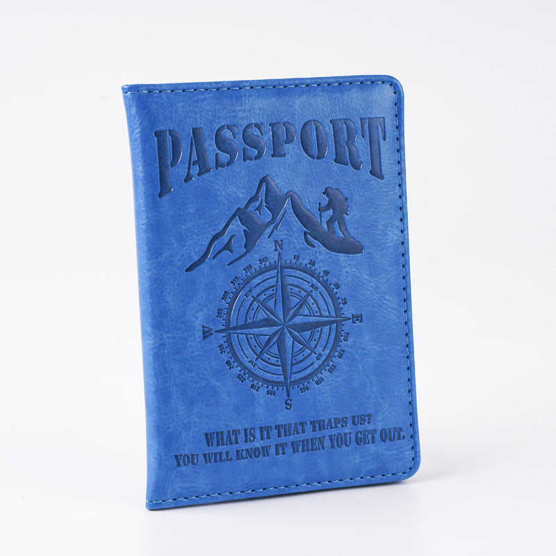 Passport Cover Position Ticket Clip Straight Card Holder