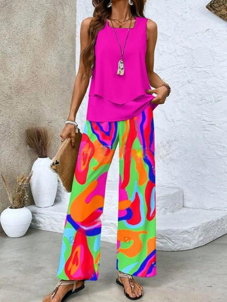 Pretty Durable Beautiful Casual Women's Sleeveless Fashion Casual Suit