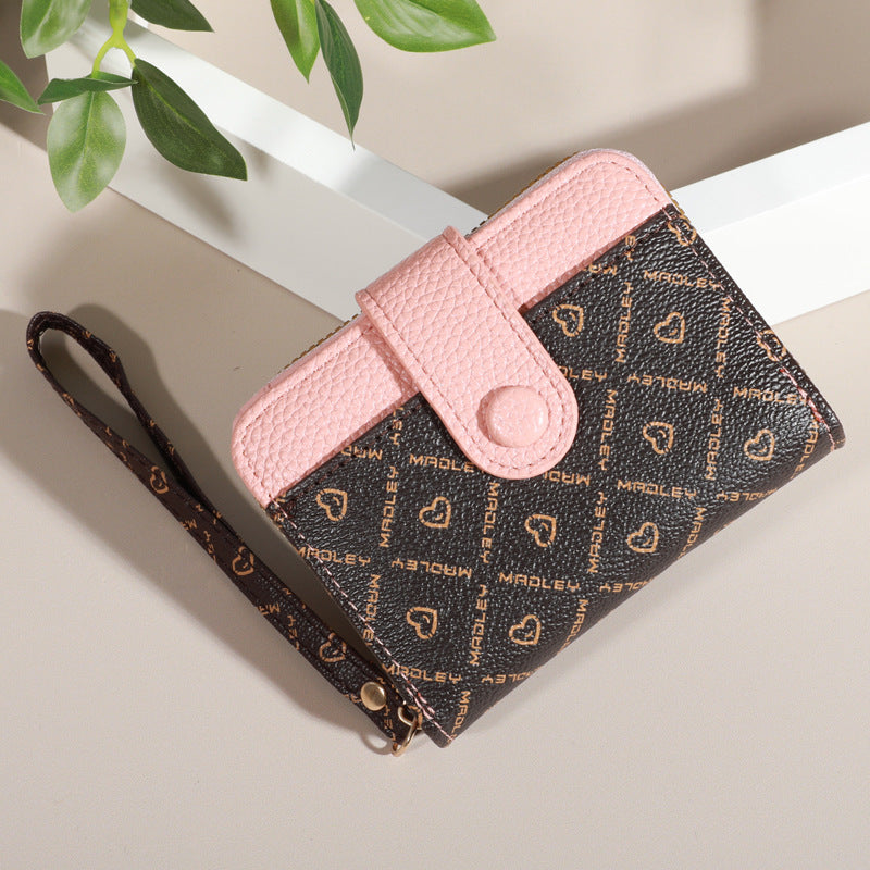 Women's Beautiful New Short Printed Clutch Ladies Wallets