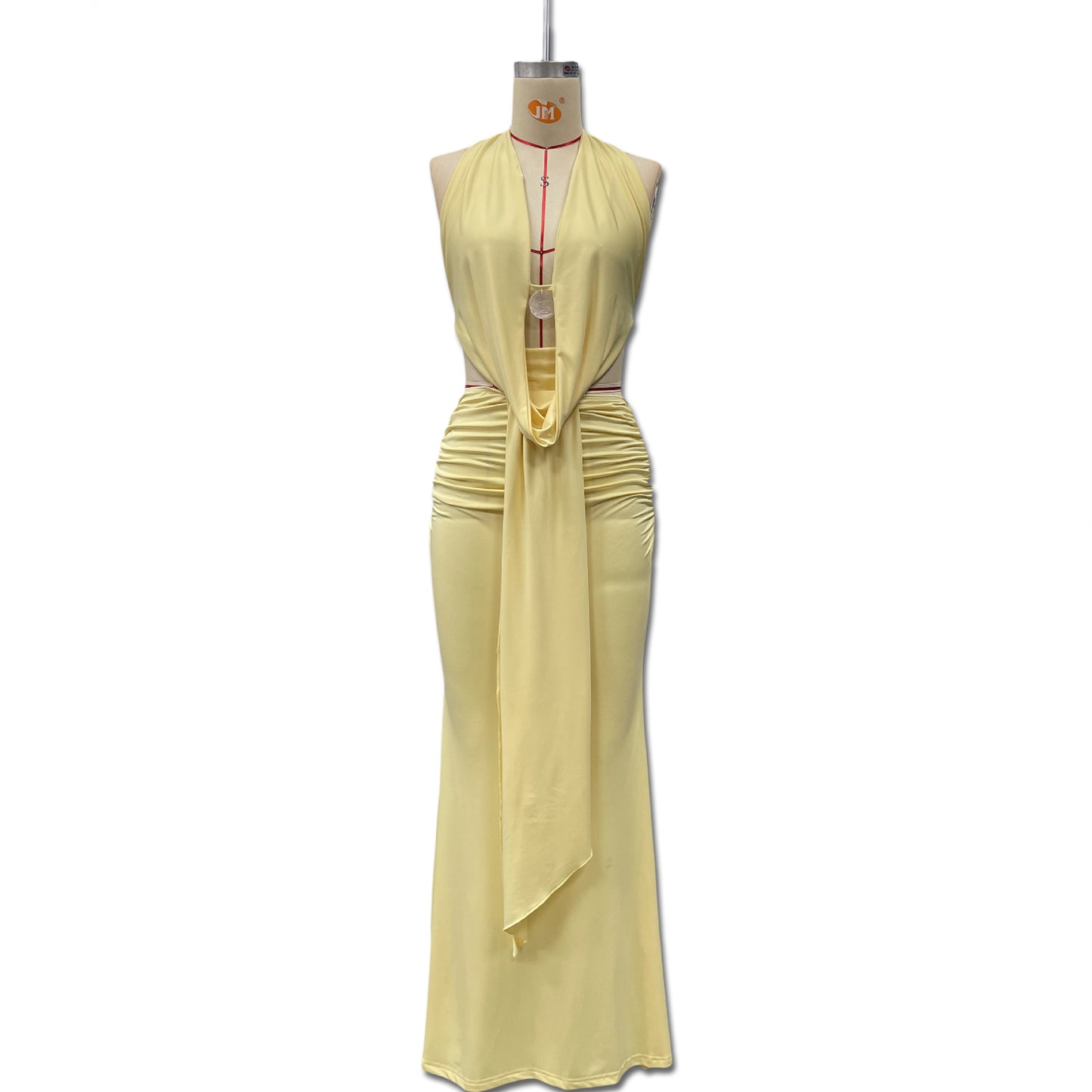 Women's Autumn Swing Collar Halter Backless Sexy Fashion Casual Suit