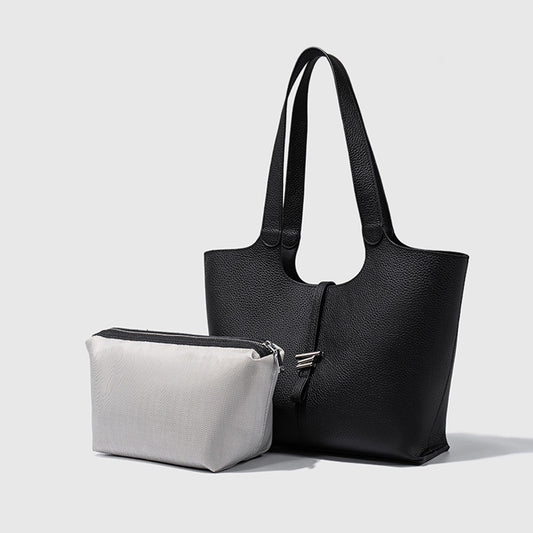 Cowhide High-grade Large Capacity Design Commuter Tote Bags