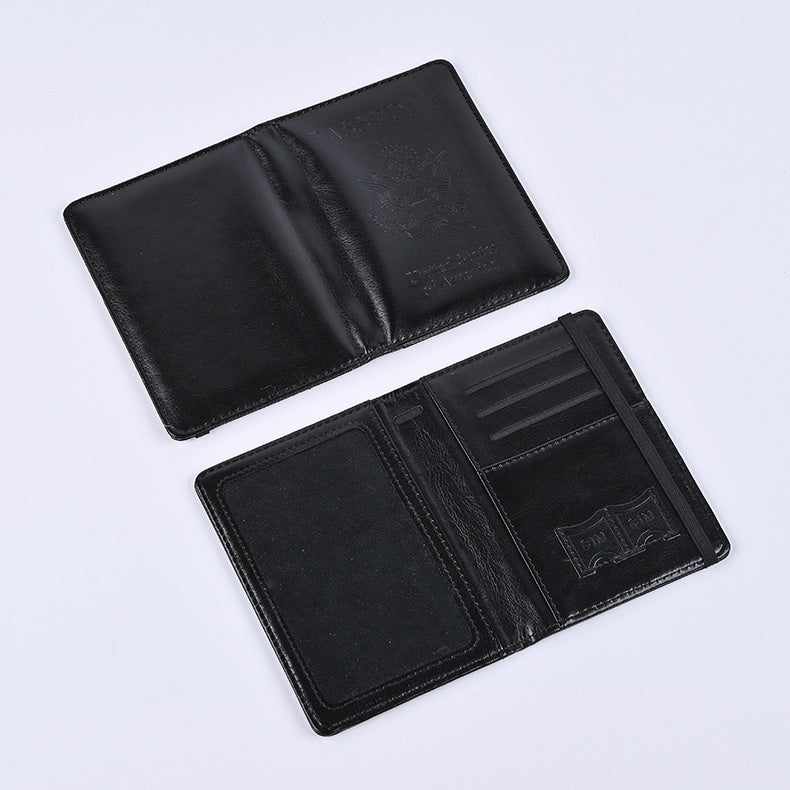 Direct Sale Leather Passport Protection Portable Id Package