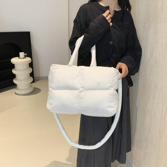 Cotton Filling Large Capacity Female Trendy Spring Crossbody Bags