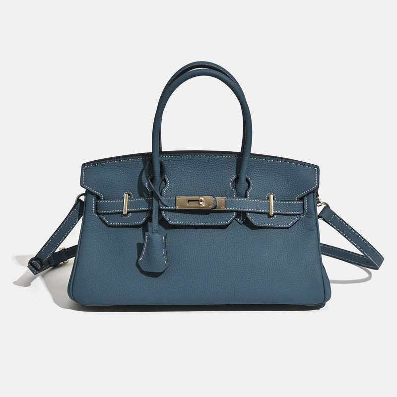 Popular Women's Fashionable Commuter Layer Cowhide Bags