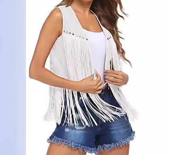 Women's Thick Brushed Veet Nail Tassel Medium Cardigans