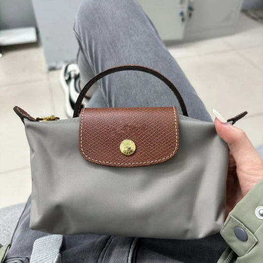 Women's French Short Clutch Dragon Mini Ebony Crossbody Bags
