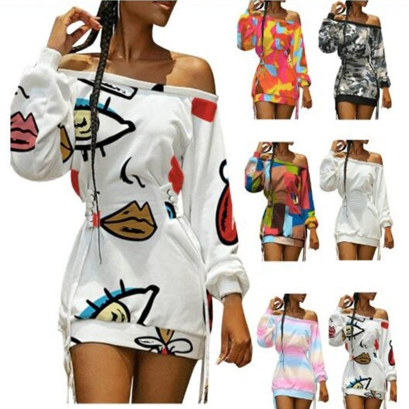 Women's Iti Long Sleeve Printed Fashion Sweaters