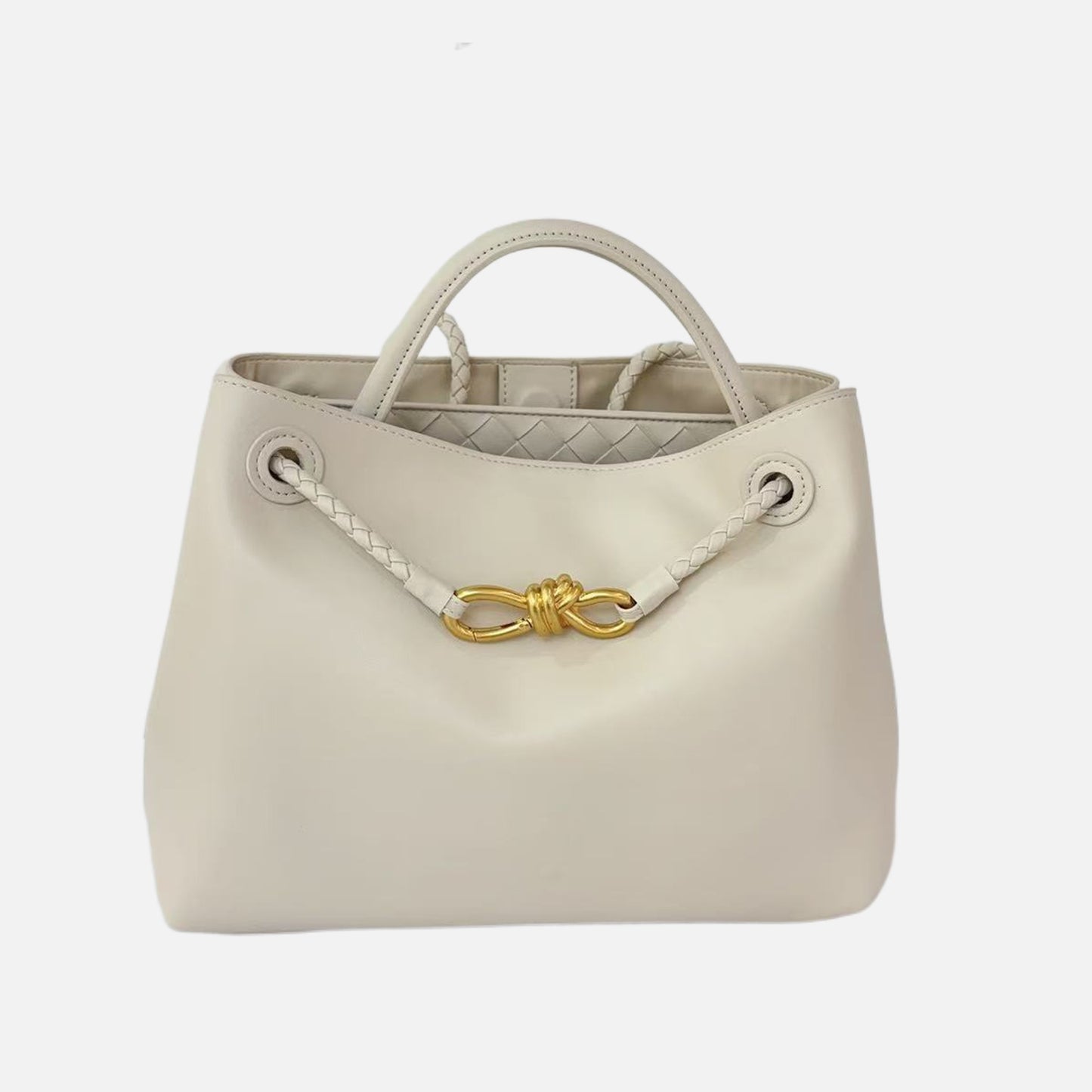 Metal Cord Fastener High Quality Genuine Shoulder Bags