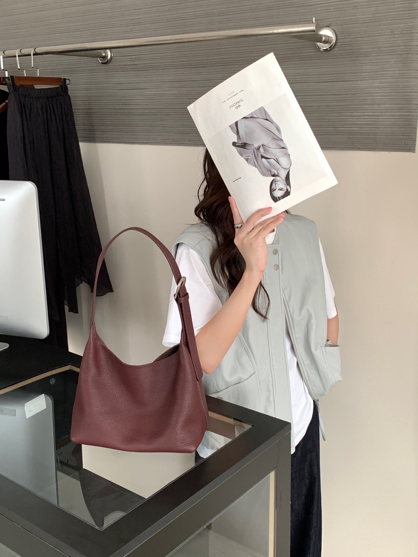 Unique Women's Commuter Large Portable Underarm Armpit Bags