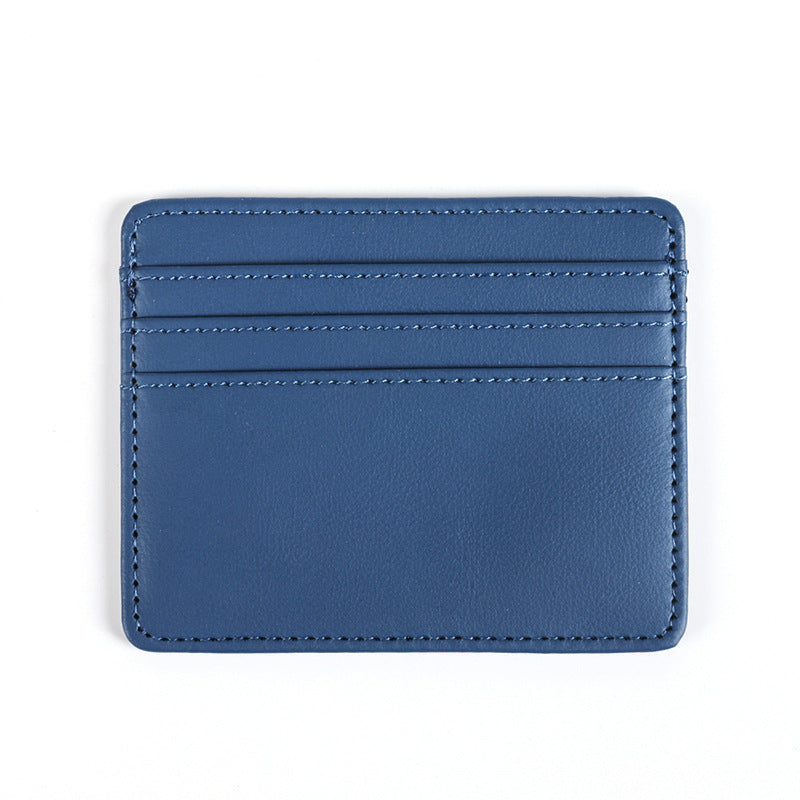 Leather Large Capacity Multiple Slots Female Card Holder