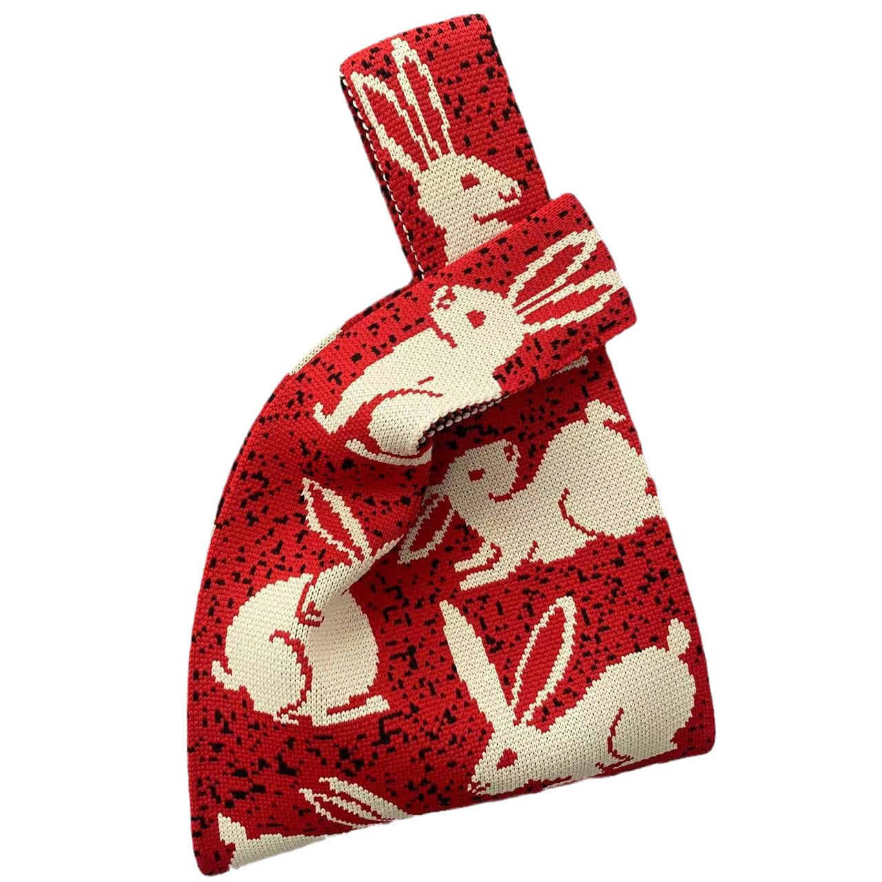 Large Capacity Totes Vest Narcissus Woolen Handbags