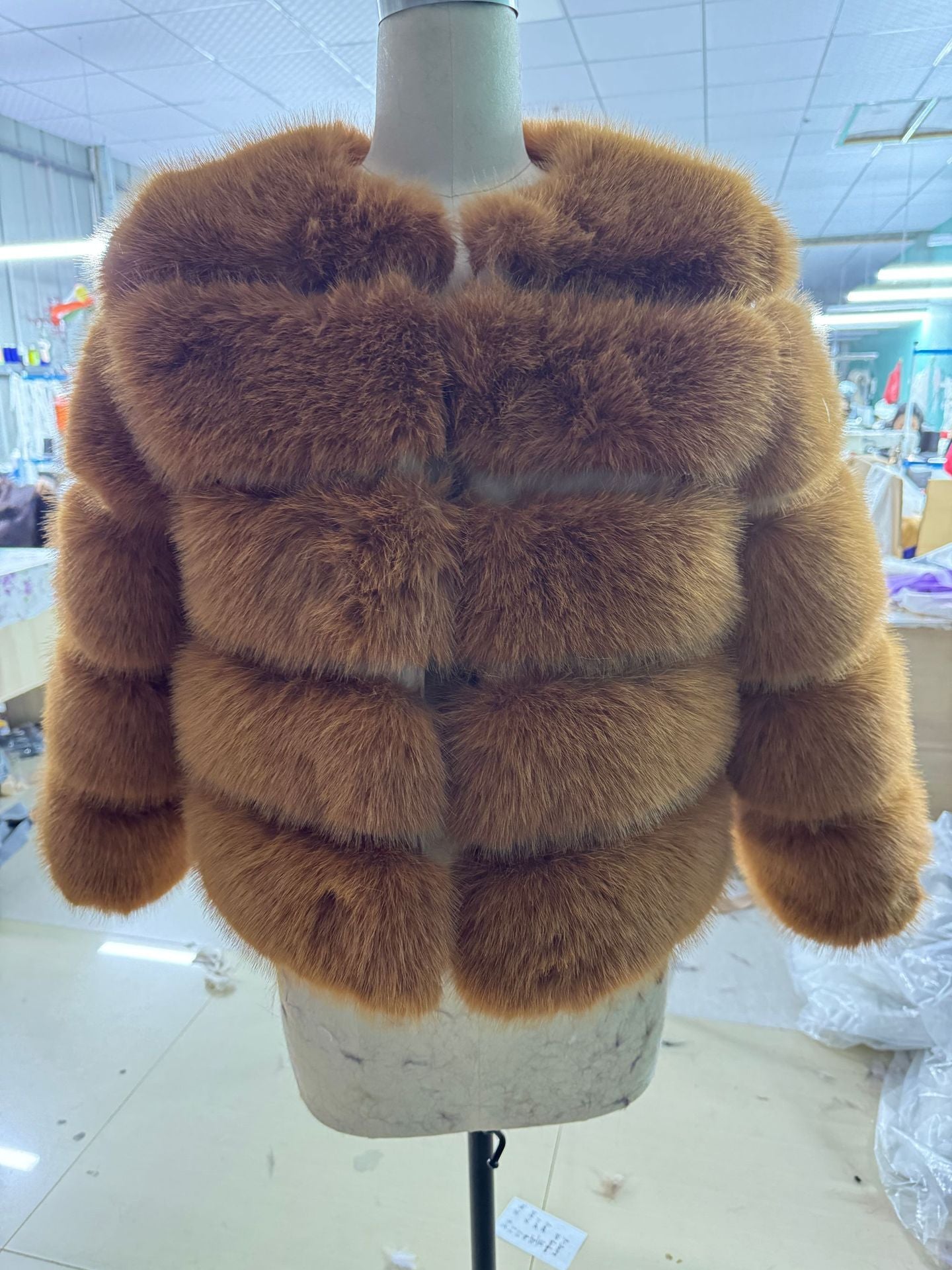Women's Fur Imitation Fox Faux Long Sleeve Coats