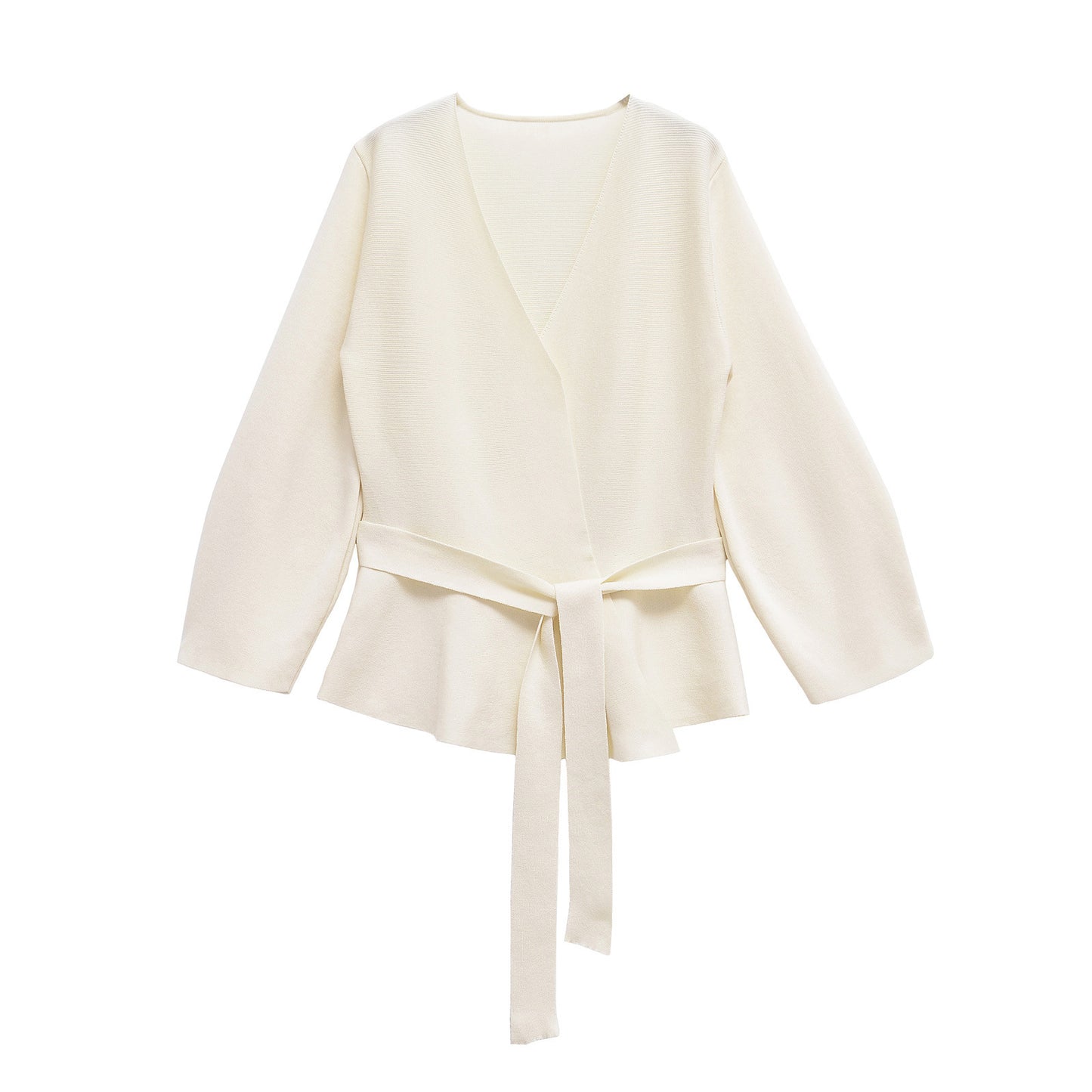 Women's Classic Fashion With Belt Padded Shoulder Clothing