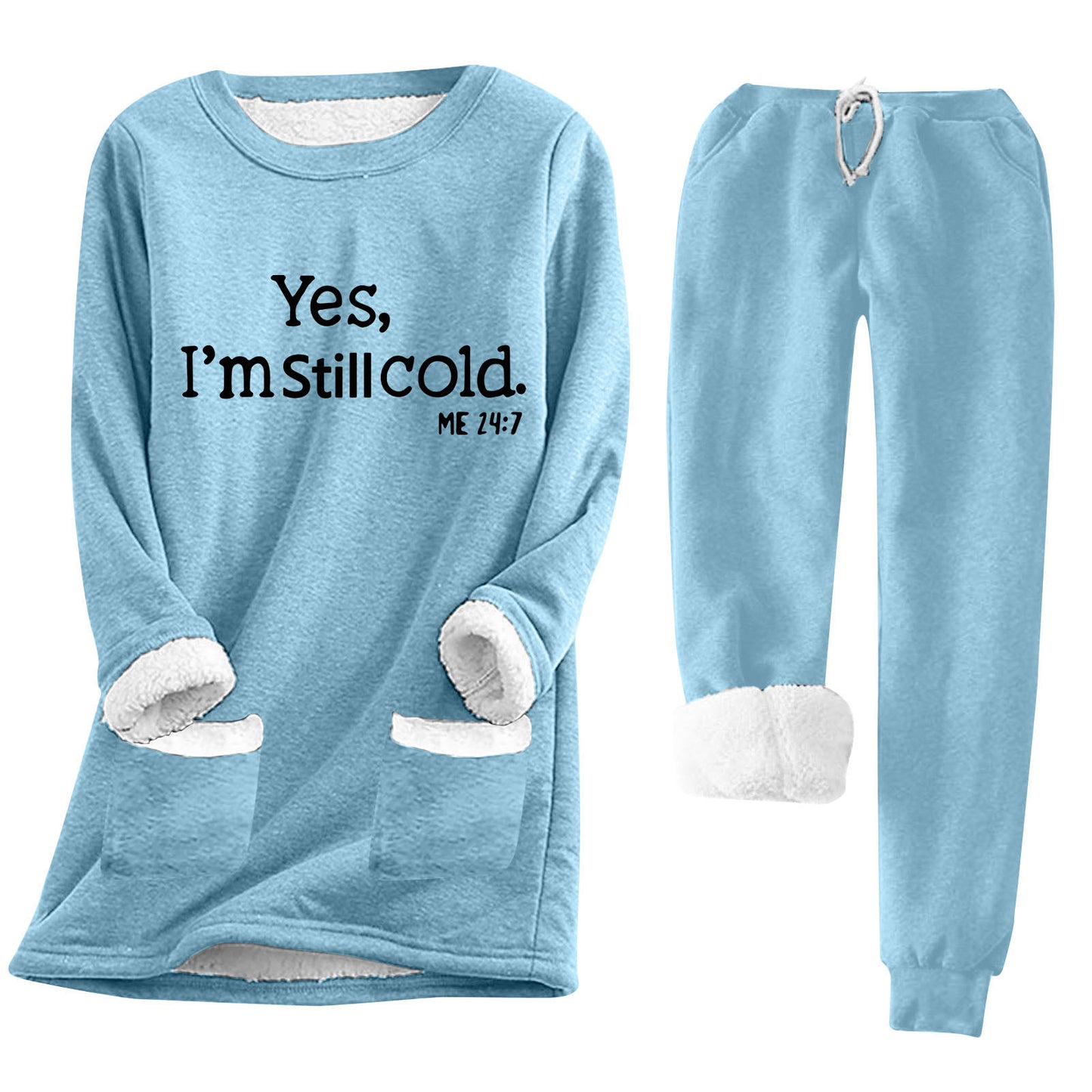 Women's Long-sleeved Pullover Casual Thickening Letter Print Sweaters