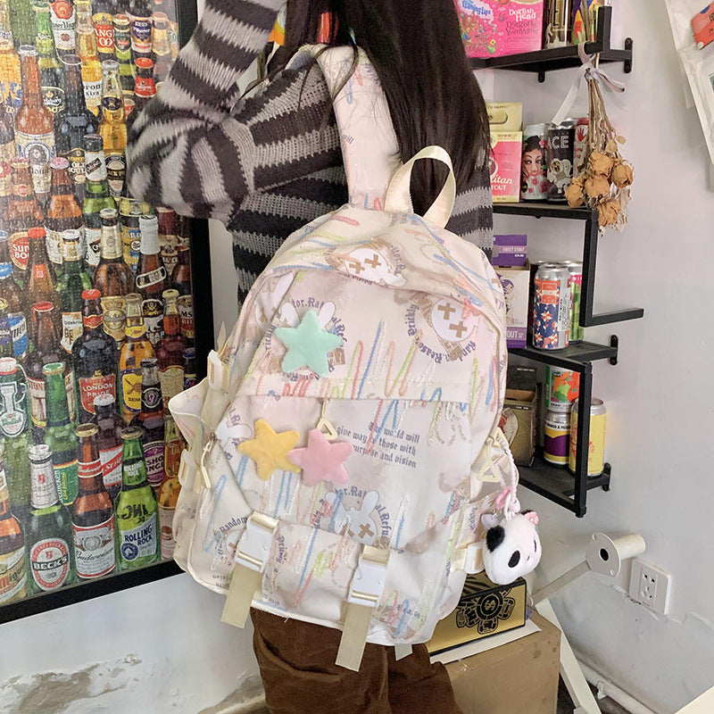 High Female Niche Design Junior Decoration Middle School Students' Schoolbags