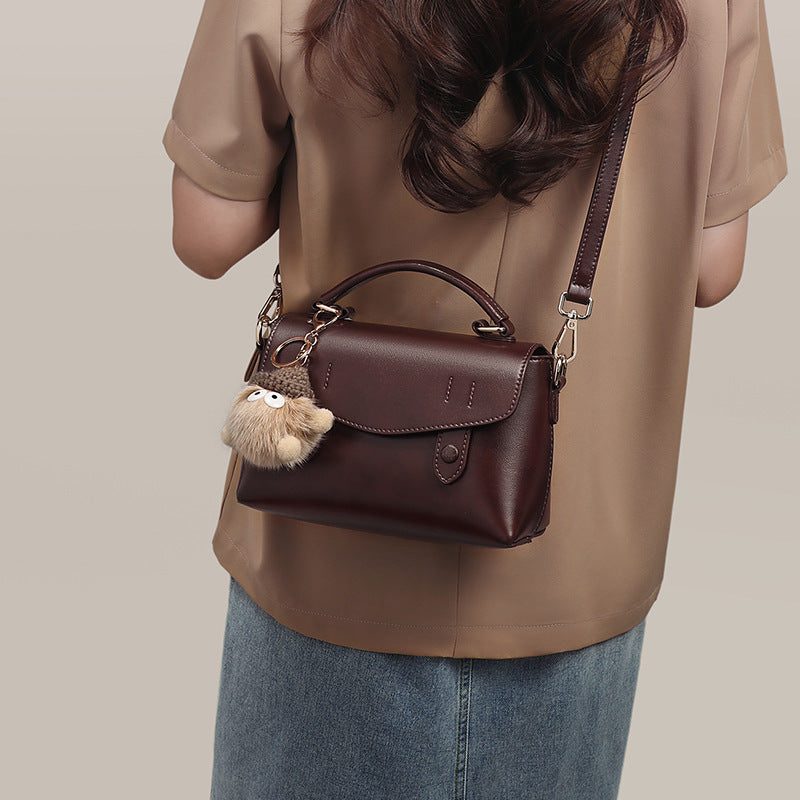 Classic Women's Genuine Leather High Sense Crossbody Bags