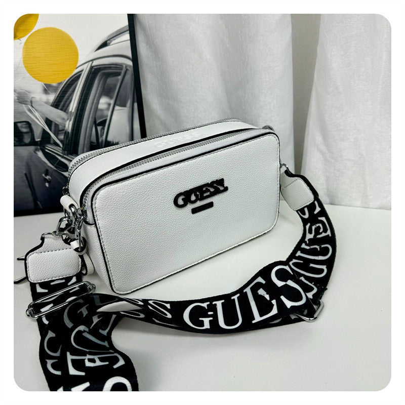 Fashion Letter Wide Strap Versatile Spray Bags