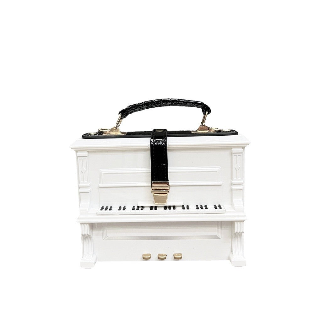 Trendy Glamorous Women's Piano Acrylic Box Handbags