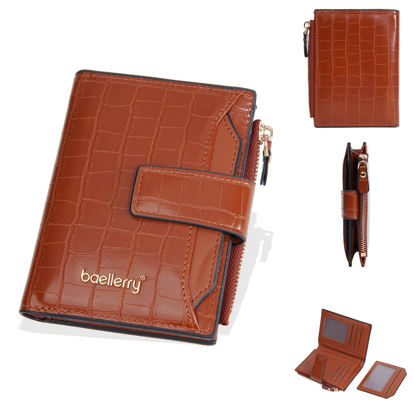 Women's Short Minimalist Multiple Slots Car Drawing Ladies Wallets