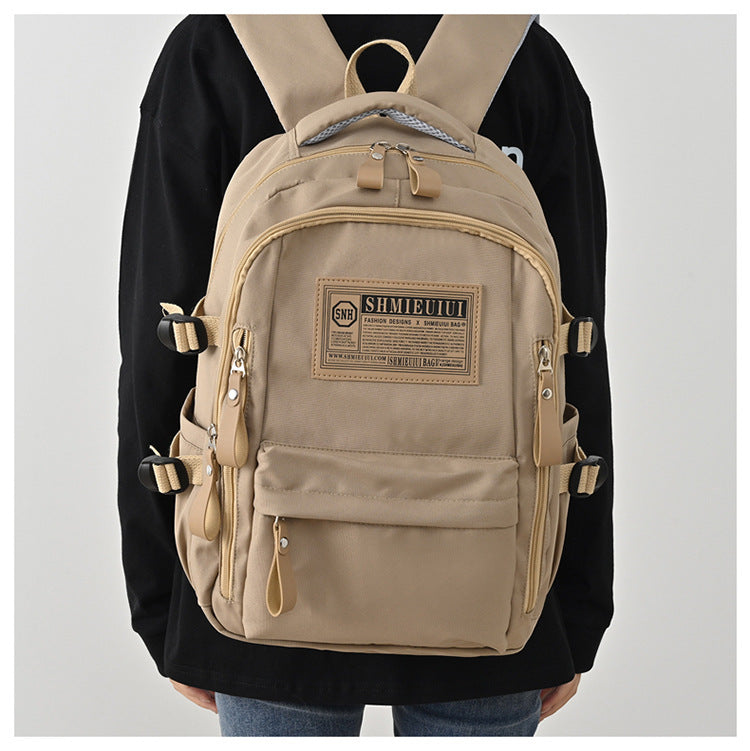 Large Capacity Letter Trendy Unisex Lightweight Backpacks