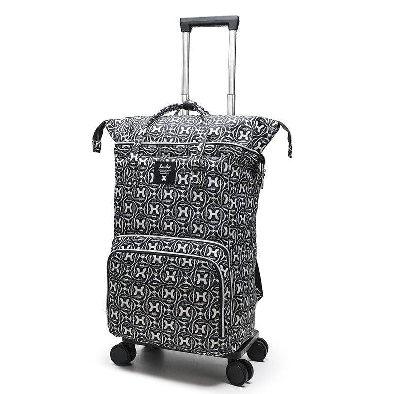 Distance Fashion Pull Waterproof Large Capacity Back Dual-purpose Travel Bags