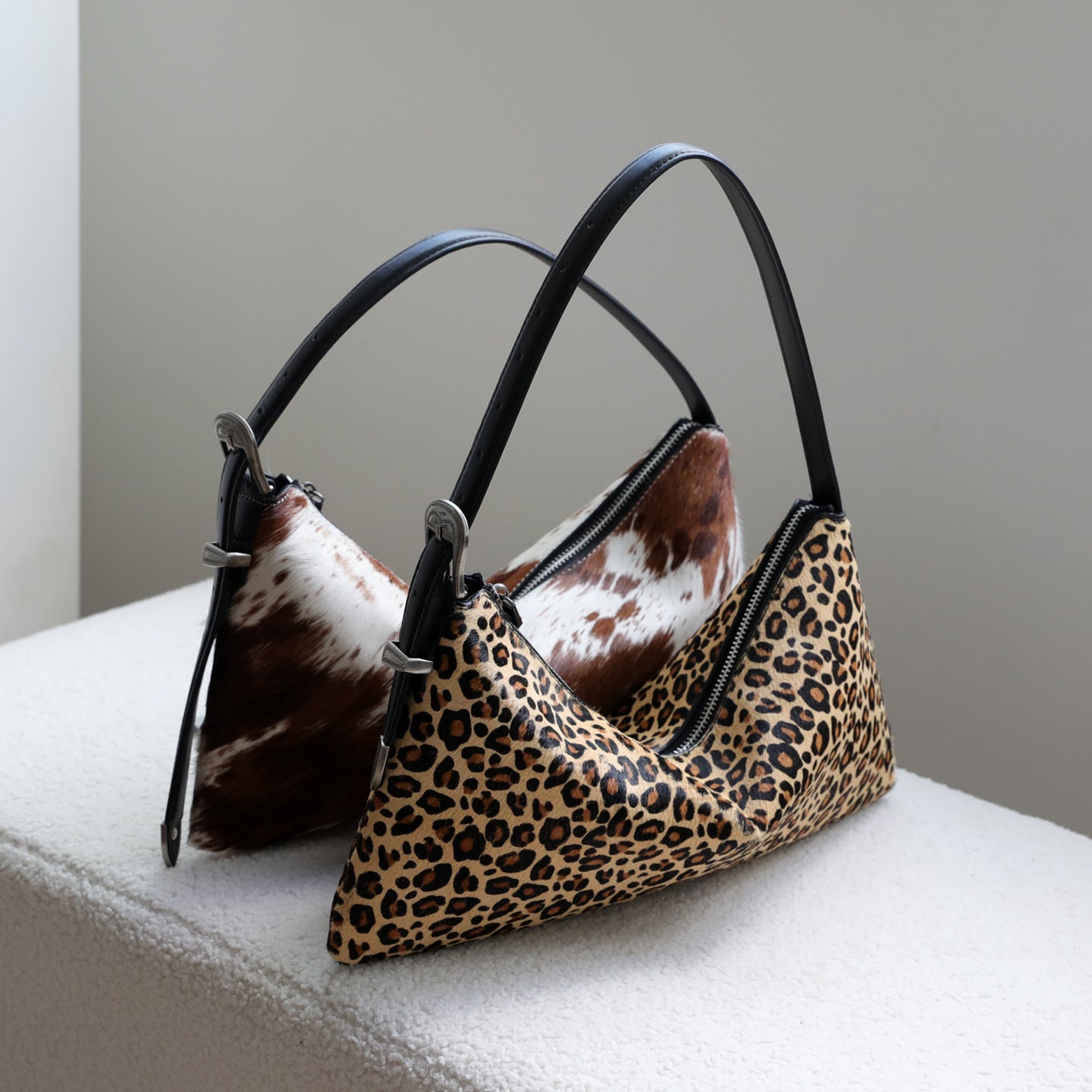 Retro Large Capacity Commuter Horsehair Underarm Fashion Armpit Bags