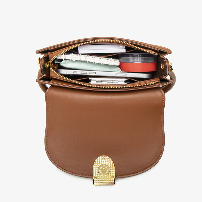 Women's High Sense Simple Matte Stitching Fashion Crossbody Bags