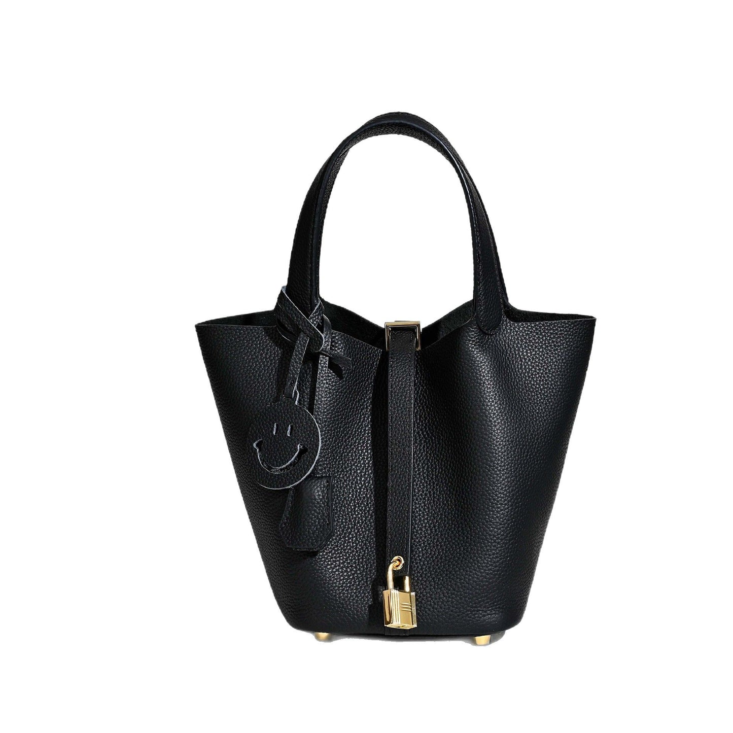 Women's First Layer Cowhide Vegetable Basket Handbags