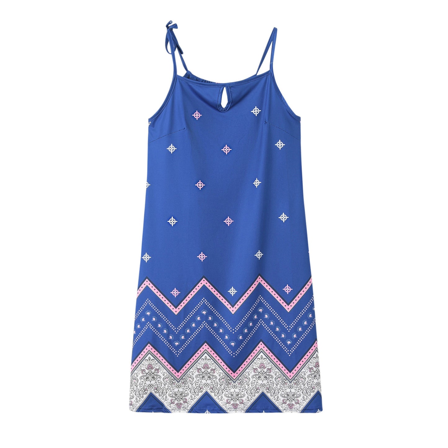 Women's Summer Positioning Flower Sling Slim Sleeveless Dress