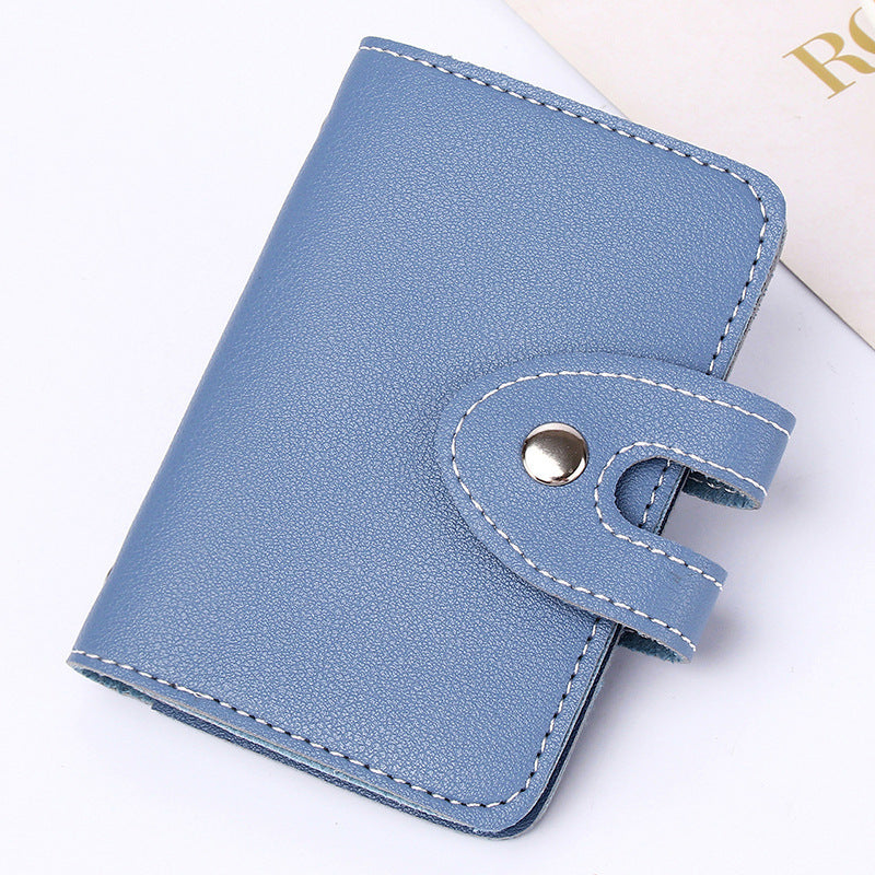 Female Korean Simple Male Multiple Slots Card Holder