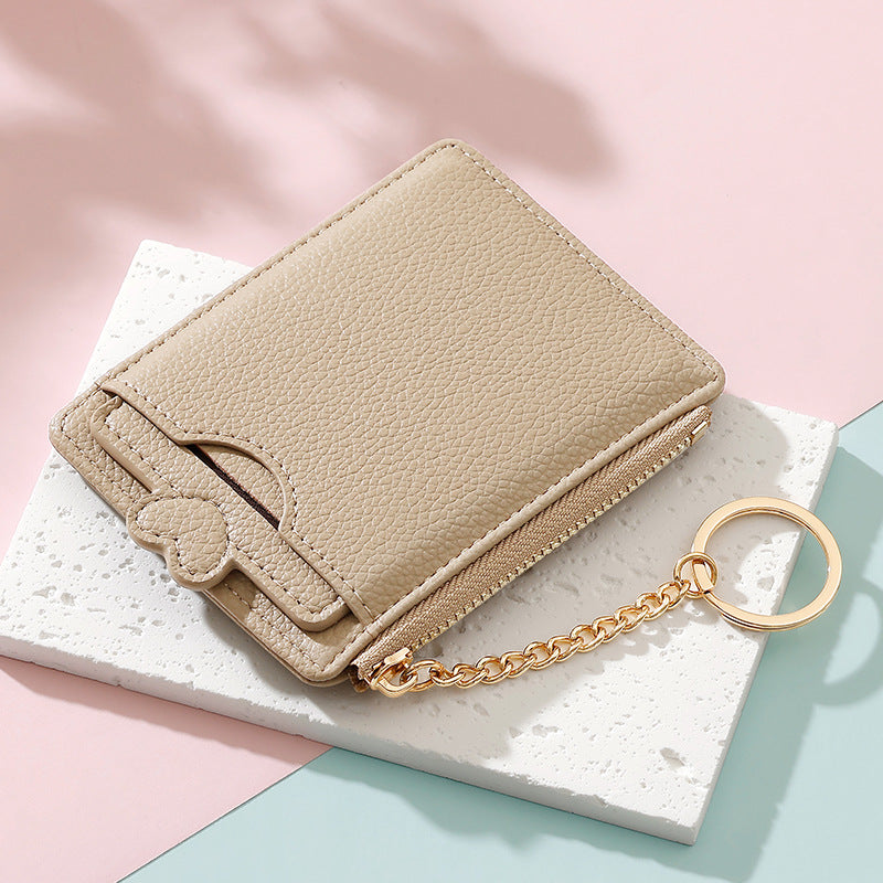 Women's Korean Style Love Meal Protective Cover Card Holder