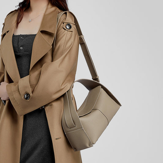 Women's Cowhide Detachable Portable Ear Hanging Series Crossbody Bags