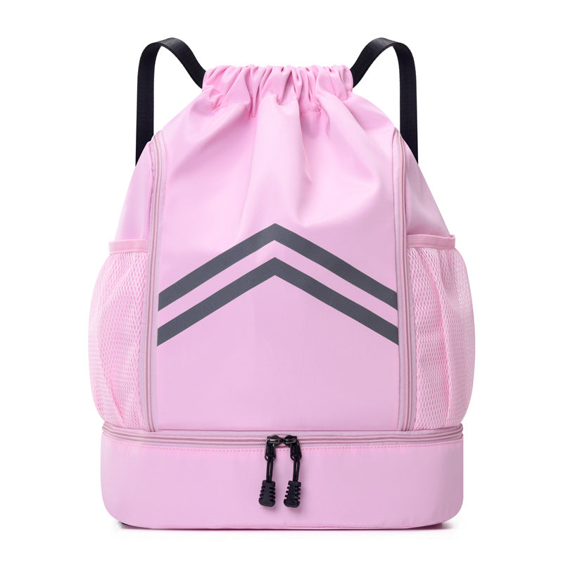 Large Capacity Fitness Exercise Waterproof Drawstring Sports Backpacks