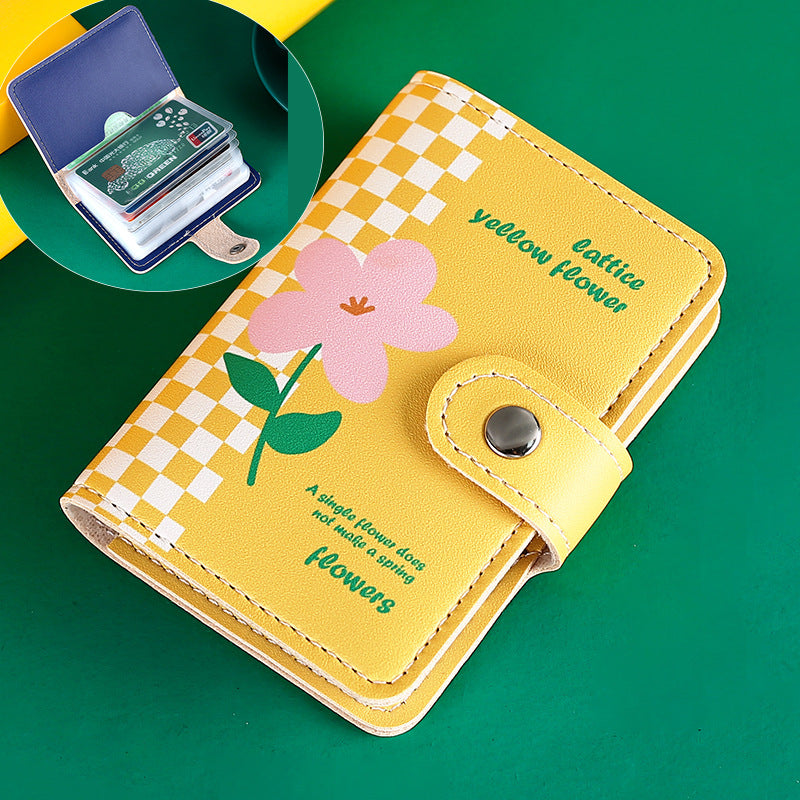 Women's Summer Fresh Driving License Large Capacity Card Holder