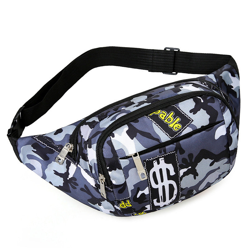 Men's Oxford Cloth Large Capacity Money Collection Checkout Men's Waist Packs