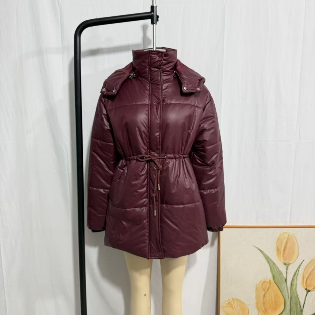 Women's Classic Fashion Casual Drawstring Long-sleeved Coats