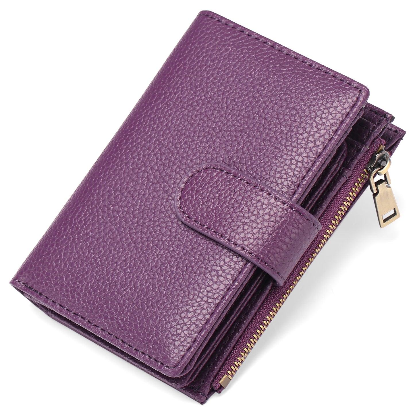 Women's Short Korean Style Tri Fold Multi Ladies Wallets