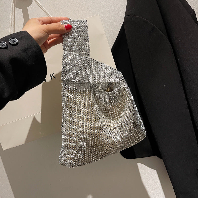 Fashion Simple Dinner Trendy Personalized Rhinestone Shoulder Bags