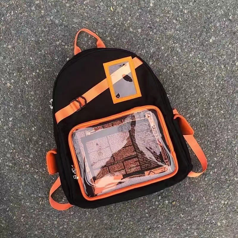 Large Capacity Daily Neutral College Class Middle School Students' Schoolbags