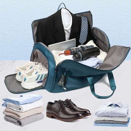 Suitcase Portable Suit Dustproof Waterproof Foldable Travel Bags