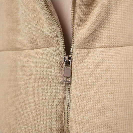 Women's Casual Stand Collar Sleeveless Zipper Warm Vests
