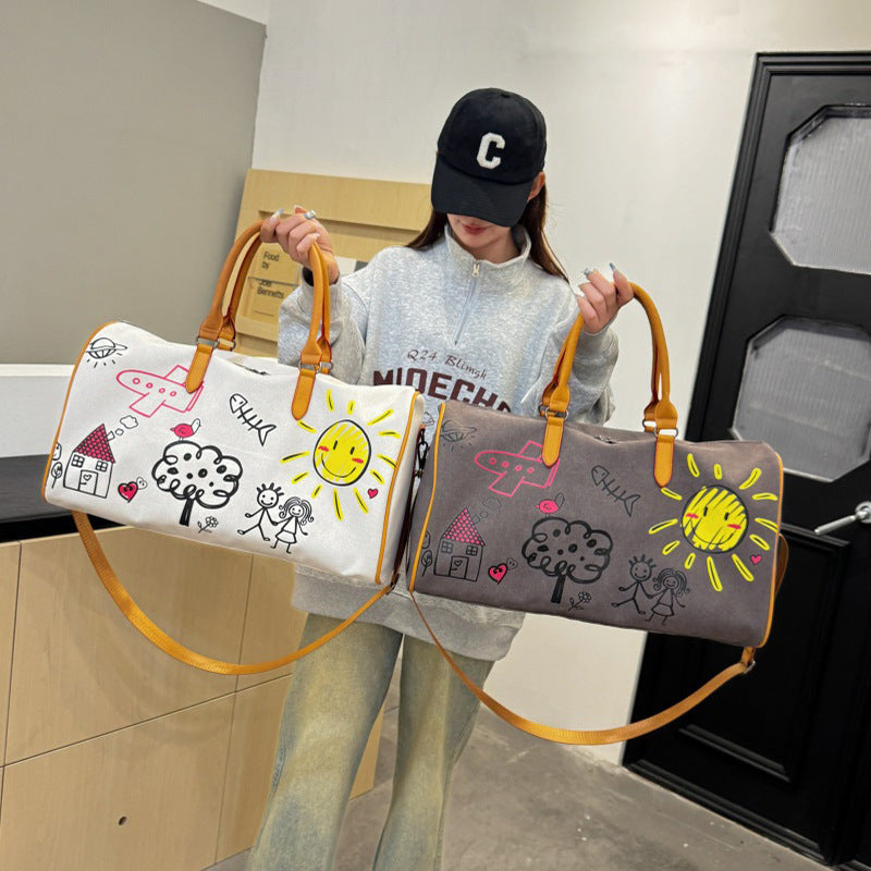 Iti Trendy Canvas Trip Large Capacity Travel Bags
