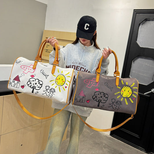Iti Trendy Canvas Trip Large Capacity Travel Bags