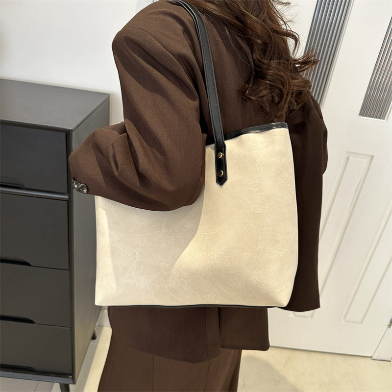 Capacity Korean Style Commuter Early Spring Fashion Tote Bags