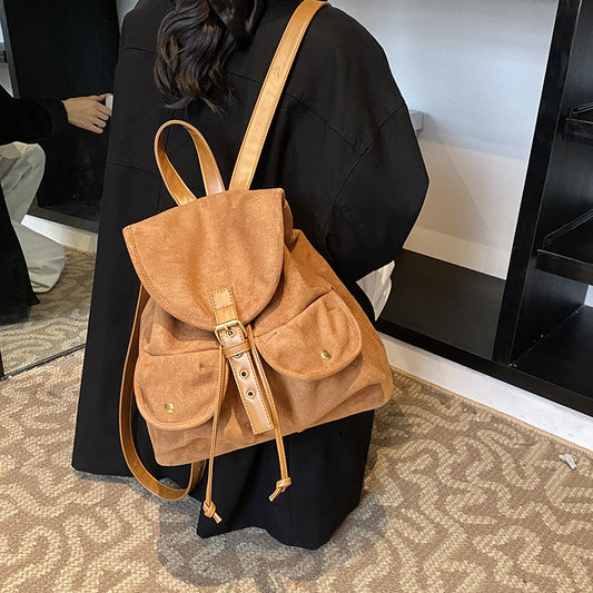 Women's Retro Fashion Large Capacity Trendy Backpacks
